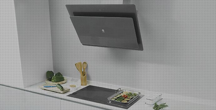 Review de altura campana extractora sobre placa de induccion