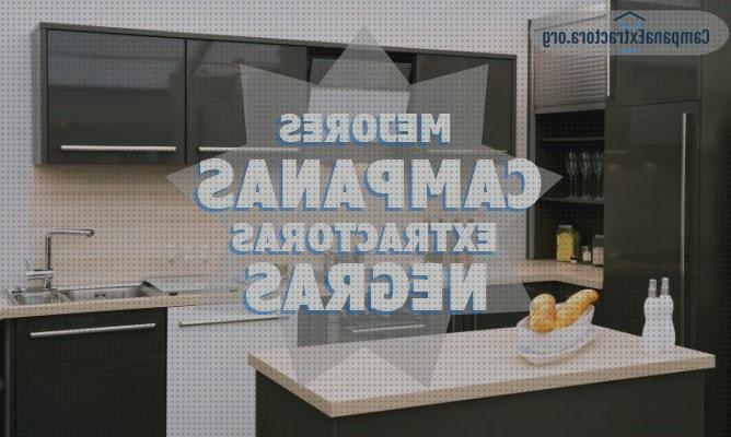 Las mejores cocinas extractores campanas campana extractora de cocina negra