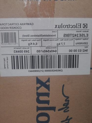 Análisis de las 37 mejores Campanas Extractoras Electrolux Ejse242tbis
